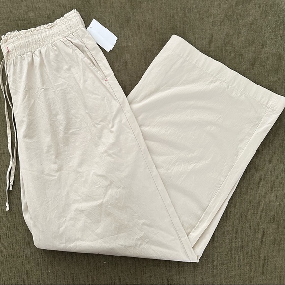 ♡ Kensie Cream Drawstring Pants ♡ - Picture 1 of 4